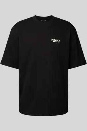 Pegador T-shirt o kroju oversized z nadrukiem z logo model ‘ALCHAR’