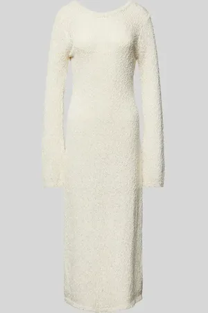 Gina Tricot Sukienka o długości do kolan z dzianiny z efektem bouclé