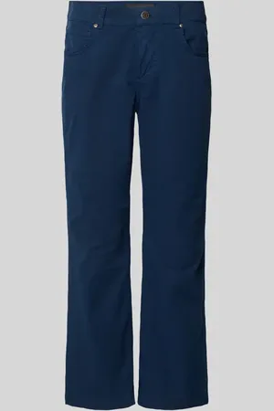 Angels Spodnie o skróconym kroju regular fit model ‘Leni’