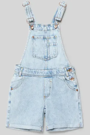 Garcia Ogrodniczki z imitacji denimu