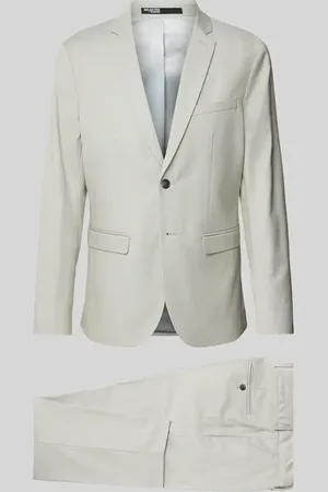 SELECTED Garnitur o kroju slim fit w jednolitym kolorze model ‘CEDRIC’