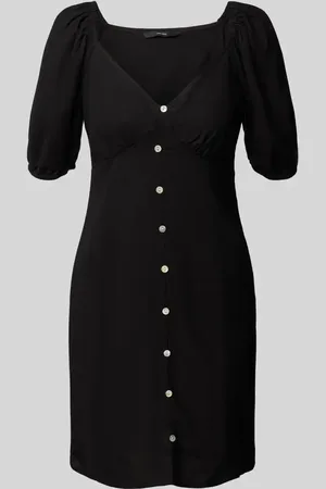 VERO MODA Sukienka mini z mieszanki wiskozy i lnu model ‘MYMILO’