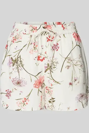 VERO MODA Szorty z wiskozy z kwiatowym wzorem model ‘EASY JOY’