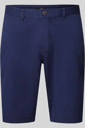 Fynch-Hatton Bermudy o kroju regular fit ze szlufkami na pasek model ‘summer’