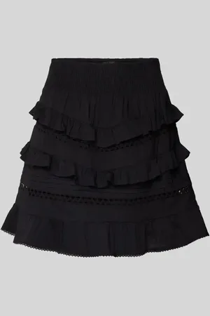 Pieces® Spódnica mini z falbanami model ‘MAKENNA’