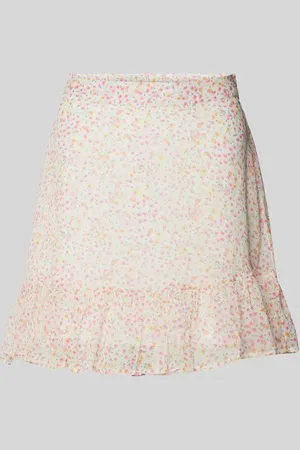 VERO MODA Spódnica mini z półprzezroczystego materiału model ‘SMILLA’