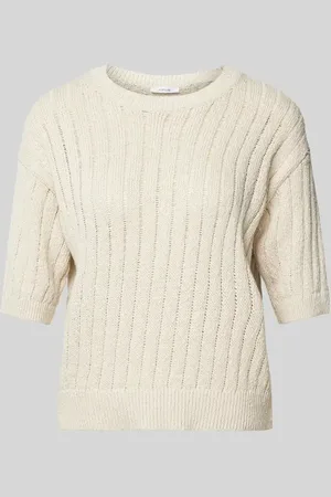 Opus Sweter z dzianiny z rękawem o dł. 1/2 model ‘Punzi’