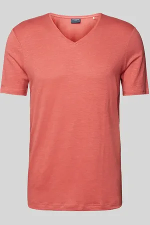 Olymp T-shirt z dekoltem w serek
