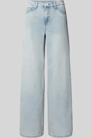 VERO MODA Jeansy z szeroką nogawką i 5 kieszeniami model ‘ANNET’