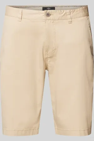 Fynch-Hatton Bermudy o kroju regular fit ze szlufkami na pasek model ‘summer’