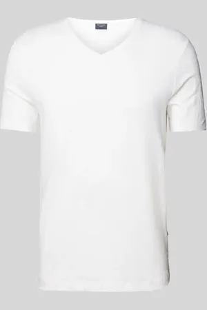 Olymp T-shirt z dekoltem w serek