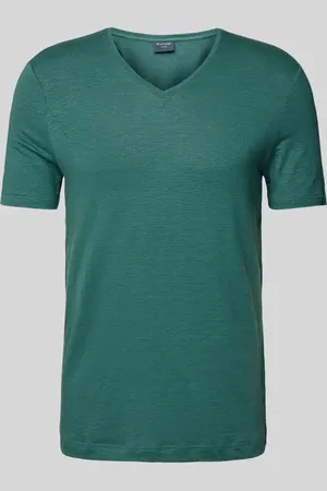 Olymp T-shirt z dekoltem w serek