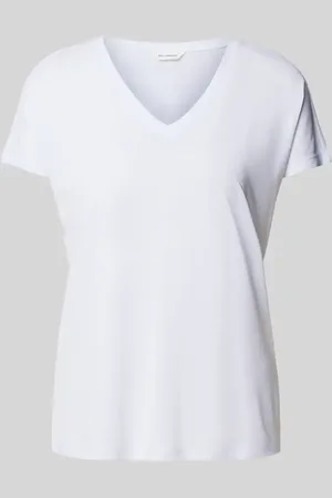 MSCH T-shirt z dekoltem w serek model ‘Fenya’