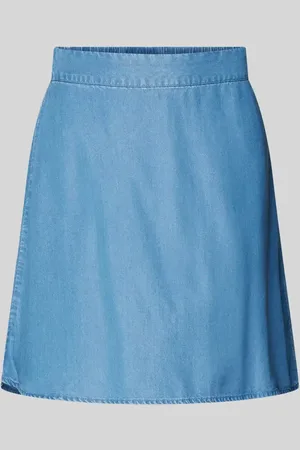 VERO MODA Spódnica mini z imitacji denimu model ‘BREE’