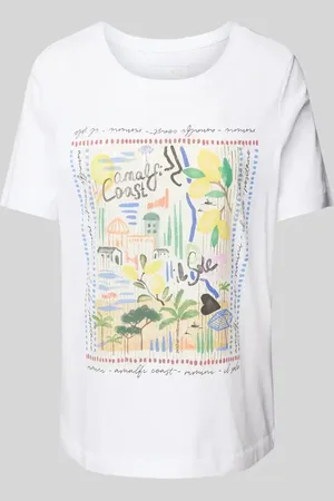 Oui T-shirt z nadrukowanym motywem