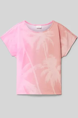 QS by s.Oliver T-shirt z wzorem na całej powierzchni