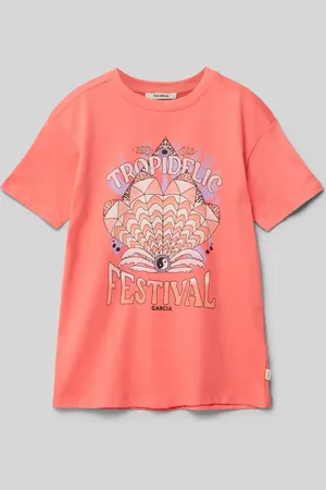 Garcia T-shirt z nadrukowanym motywem