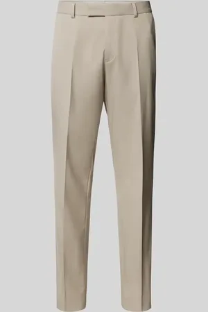 Carl Gross Spodnie do garnituru o kroju regular fit w kant model ‘Sendrik’