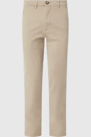 SELECTED Chinosy o kroju slim fit w jednolitym kolorze model ‘NEW Miles’