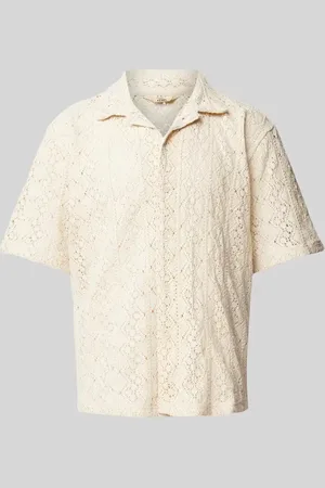 Redefined Rebel Koszula casualowa o kroju regular fit z ażurowym wzorem model ‘MADDEN’