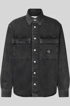 Calvin Klein Koszula jeansowa z czystej bawełny