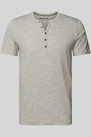 McNeal T-shirt z krótką listwą guzikową