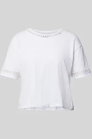 Jake*s T-shirt z koronką szydełkową