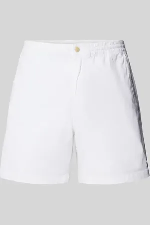 Ralph Lauren Szorty o kroju regular fit z wyhaftowanym logo model ‘PREPSTER’