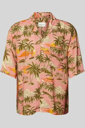 GANT Koszula casualowa o kroju regular fit ze wzorem na całej powierzchni
