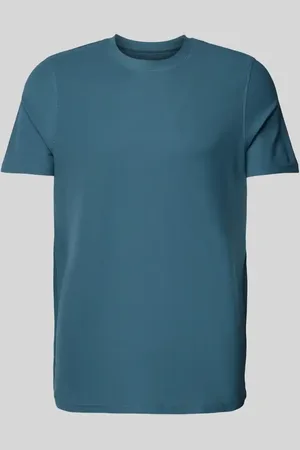 McNeal T-shirt z prążkowanym okrągłym dekoltem