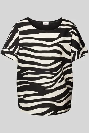 QS by s.Oliver T-shirt z okrągłym dekoltem