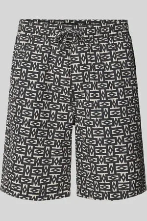 JACK & JONES Szorty o kroju regular fit z nadrukiem na całej powierzchni model ‘JAIDEN’