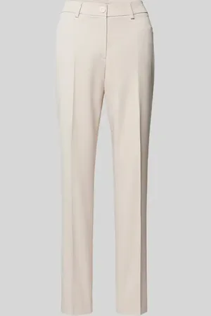 More & More Spodnie materiałowe o kroju slim fit w kant