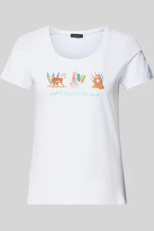 More & More T-shirt z nadrukiem z logo
