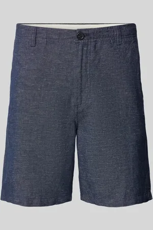 SELECTED Szorty o kroju regular fit z tkanym wzorem