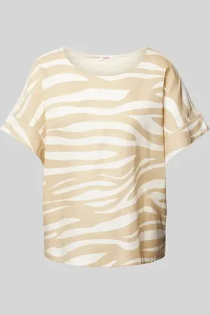 QS by s.Oliver T-shirt z okrągłym dekoltem