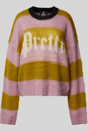 The Ragged Priest Sweter z dzianiny z nadrukiem z napisem model ‘PRETTY’