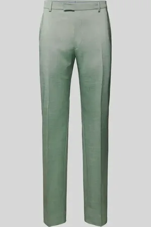 JOOP! Spodnie do garnituru o kroju slim fit w kant model ‘Blayr’