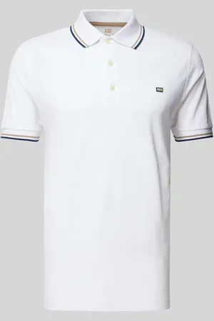 Christian Berg Koszulka polo z detalem z logo