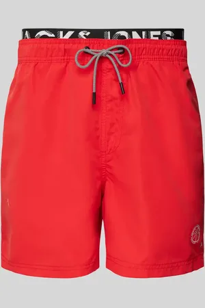 JACK & JONES Spodenki kąpielowe z elastycznym pasem model ‘FIJI’