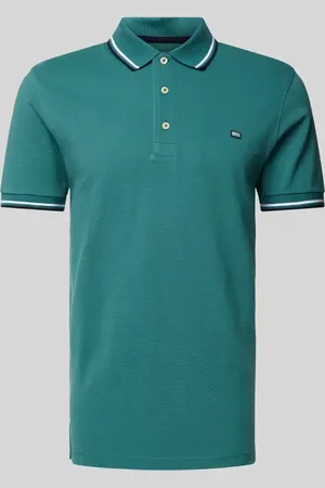 Christian Berg Koszulka polo z detalem z logo
