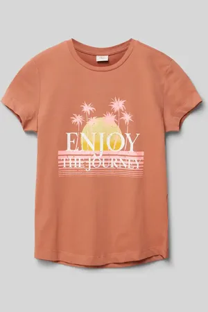 QS by s.Oliver T-shirt z nadrukowanym motywem