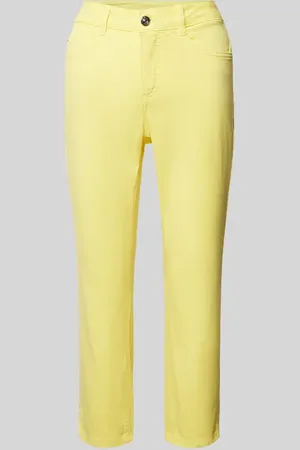 Oui Spodnie o skróconym kroju slim fit