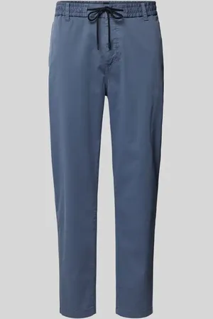 HUGO BOSS Chinosy o kroju tapered fit z elastycznym pasem