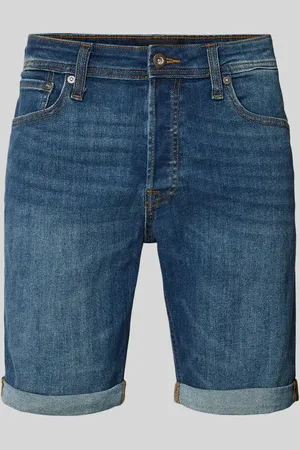 JACK & JONES Szorty jeansowe o kroju regular fit z 5 kieszeniami model ‘RICK’