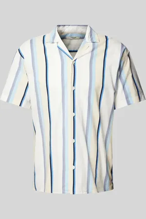 JACK & JONES Koszula casualowa o kroju regular fit z rękawem o dł. 1/2 model ‘BLAPALMA’