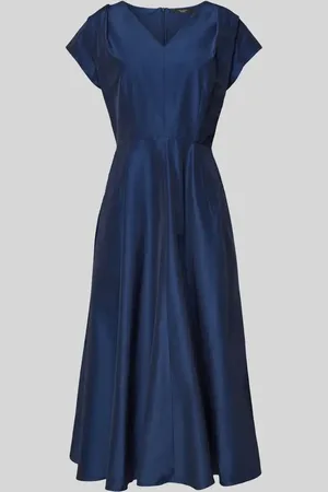 Max Mara Sukienka midi z dekoltem w serek model ‘ETUANIA’