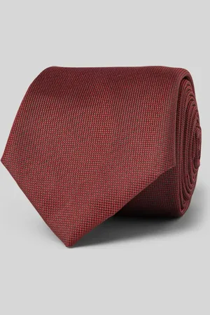 HUGO BOSS Krawat ze wzorem na całej powierzchni