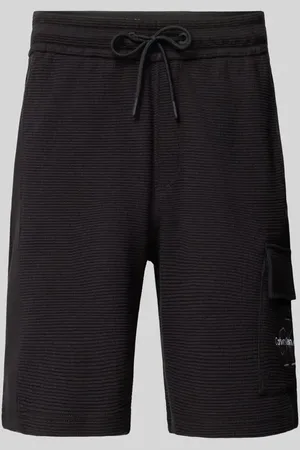Calvin Klein Szorty z dzianiny dresowej z wyhaftowanym logo