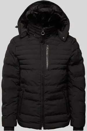 Wellensteyn Kurtka pikowana z detalami z logo model ‘POLAR’